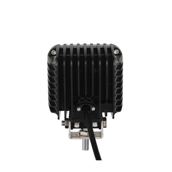 Close view of the anti-scratch PC lens over the nine Osram LED array