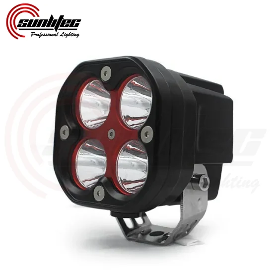 SUNLITEC SLL-13117 3.3 inch square CREE LED cube work light with stainless steel bracket