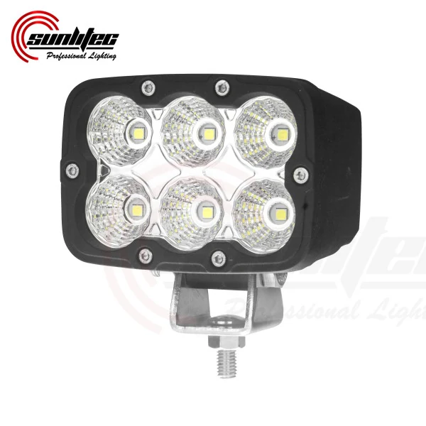 SUNLITEC SLL-W3033 4 inch LED work light with DT connector and 316 stainless steel bracket