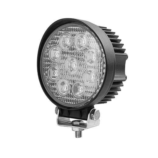 SUNLITEC SLL-4004 4 inch round LED work light with stainless steel bracket and die-cast aluminium housing