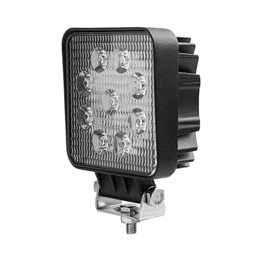 SUNLITEC SLL-4003 4 inch square LED work light with stainless steel bracket and die-cast aluminium housing