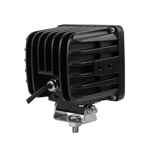 SUNLITEC SLL-5050 5 inch high power LED work light with square die-cast aluminium housing and steel bracket