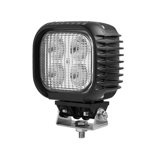 SUNLITEC SLL-5040 5 inch utility LED work light with stainless steel bracket and square die-cast aluminium housing