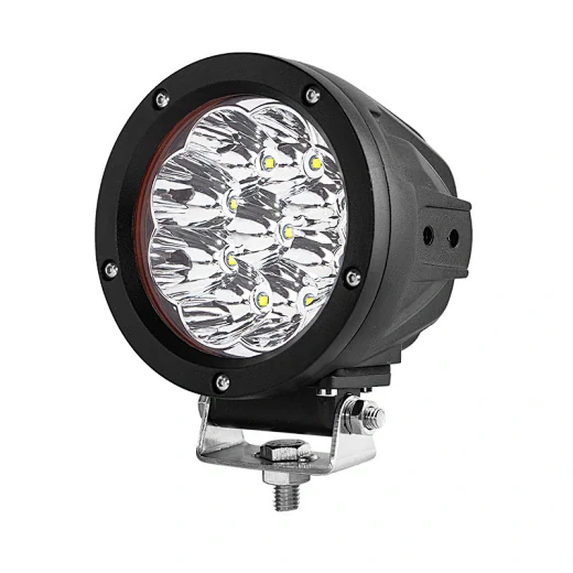 SUNLITEC SLL-5046 5 inch round LED spot driving light with DT plug-and-play wiring kit