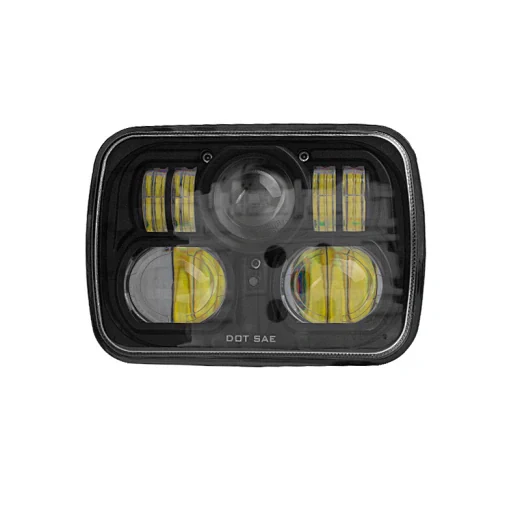 SUNLITEC SLL-7088 5x7 inch flush mount LED headlight with die-cast aluminium housing and polycarbonate lens