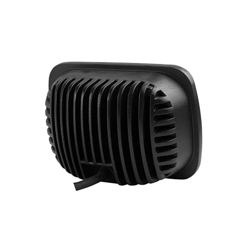 Front view of the LED headlight showing the dual high and low beam LED array