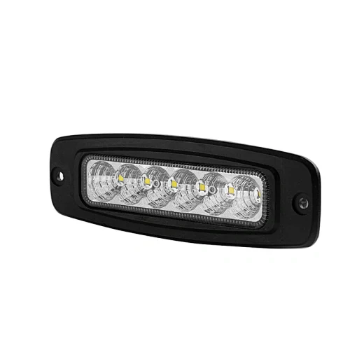 SUNLITEC SLL-6031 6 inch flush mounting LED work light with die-cast aluminium housing and flush surface