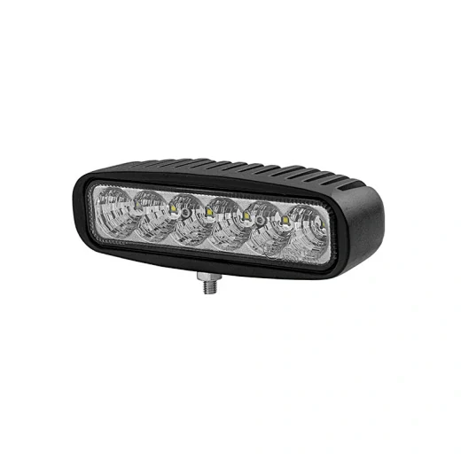 SUNLITEC SLL-6018 6 inch reversing LED work light with stainless steel bracket and flood beam