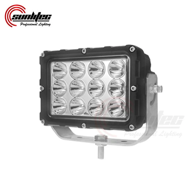 SUNLITEC SLL-W6032 6 inch rectangle LED work light with universal pedestal mount