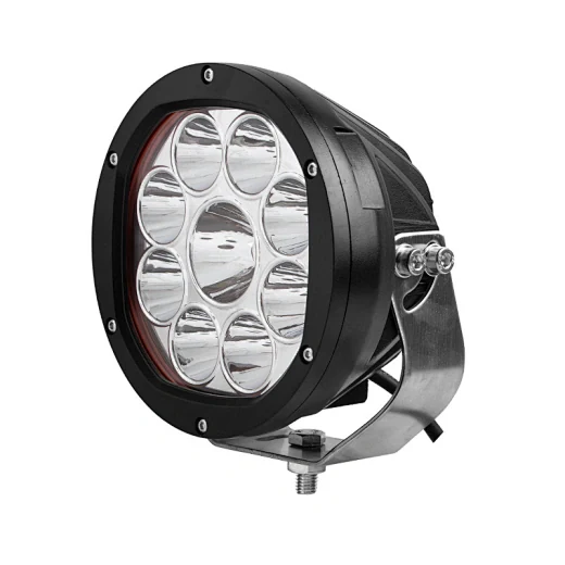 SUNLITEC SLL-7090 7 inch high power driving light with square die-cast aluminium housing and top mount bracket