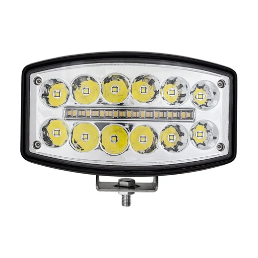 SUNLITEC SLL-9721-60 8 inch high beam LED driving light with stainless steel bracket and black die-cast aluminium housing