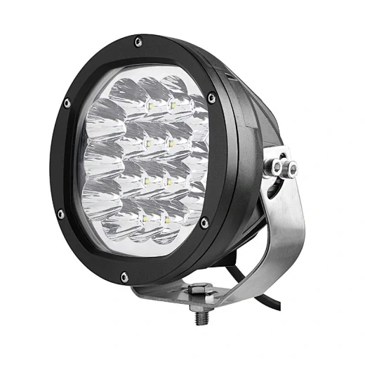 SUNLITEC SLL-7091 7 inch round LED driving light with Deutsch DT connector and stainless steel bracket