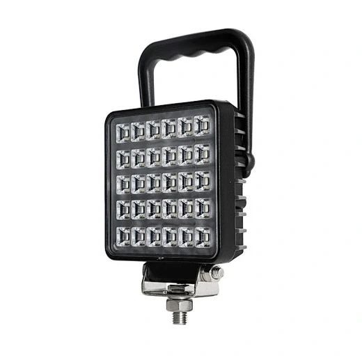 SUNLITEC SLL-0802-30H 4 inch square LED flood work light with integrated handle and die-cast aluminium housing