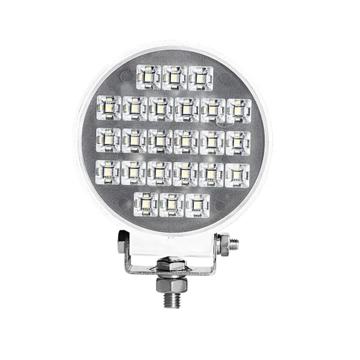SUNLITEC SLL-0702-24-M 4 inch round LED work light with die-cast aluminium housing and polycarbonate lens