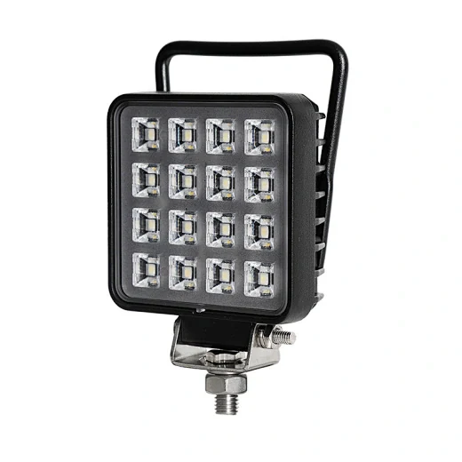 SUNLITEC SLL-0802-16H 3 inch square LED work light with stainless steel bracket