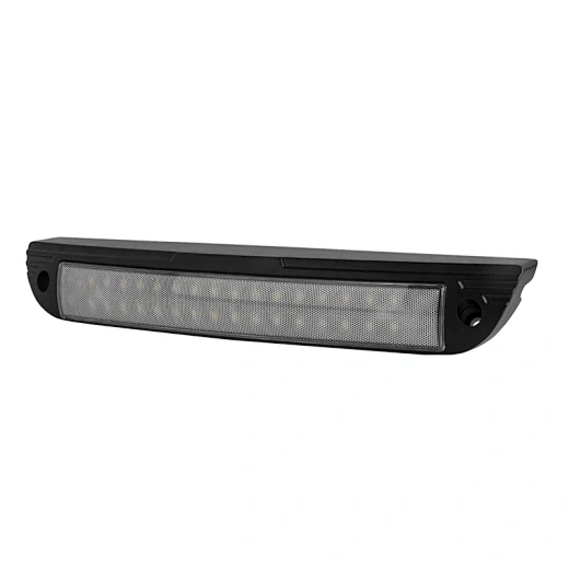 Side view of the light showing the 55mm depth and flush mounting profile