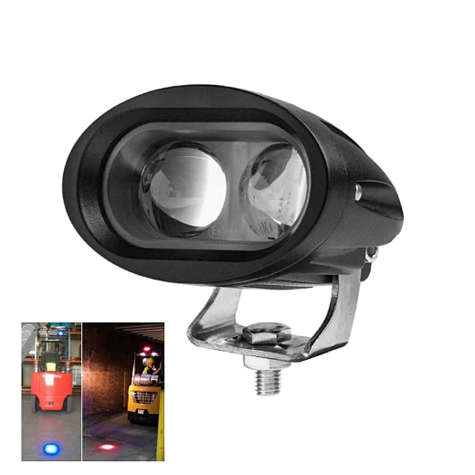 SUNLITEC SLL-6020A 4 inch LED forklift warning light with red and blue spot beams
