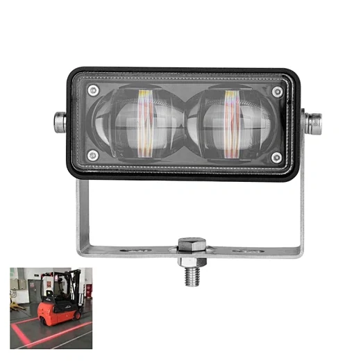 SUNLITEC SLL-5301 5 inch red line beam forklift safety light with adjustable mounting bracket