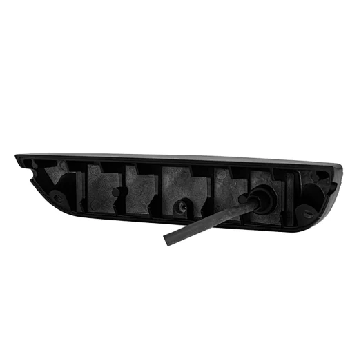 Side view of the awning light showing the 360 degree adjustable mounting bracket