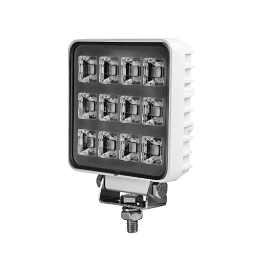 SUNLITEC SLL-0802-12-M 3 inch square LED work light with die-cast aluminium housing and polycarbonate lens