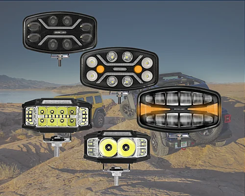 Sunlitec LED driving lights and auxiliary beam lamps