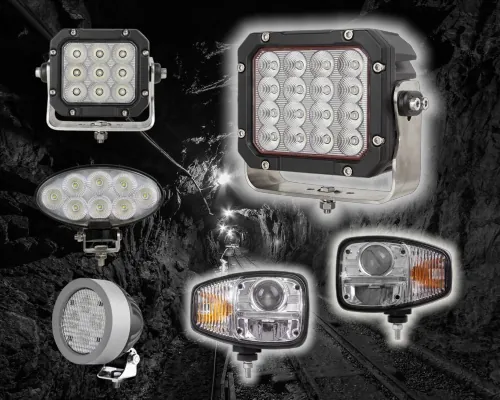 Sunlitec LED head lights and oval machinery lamps