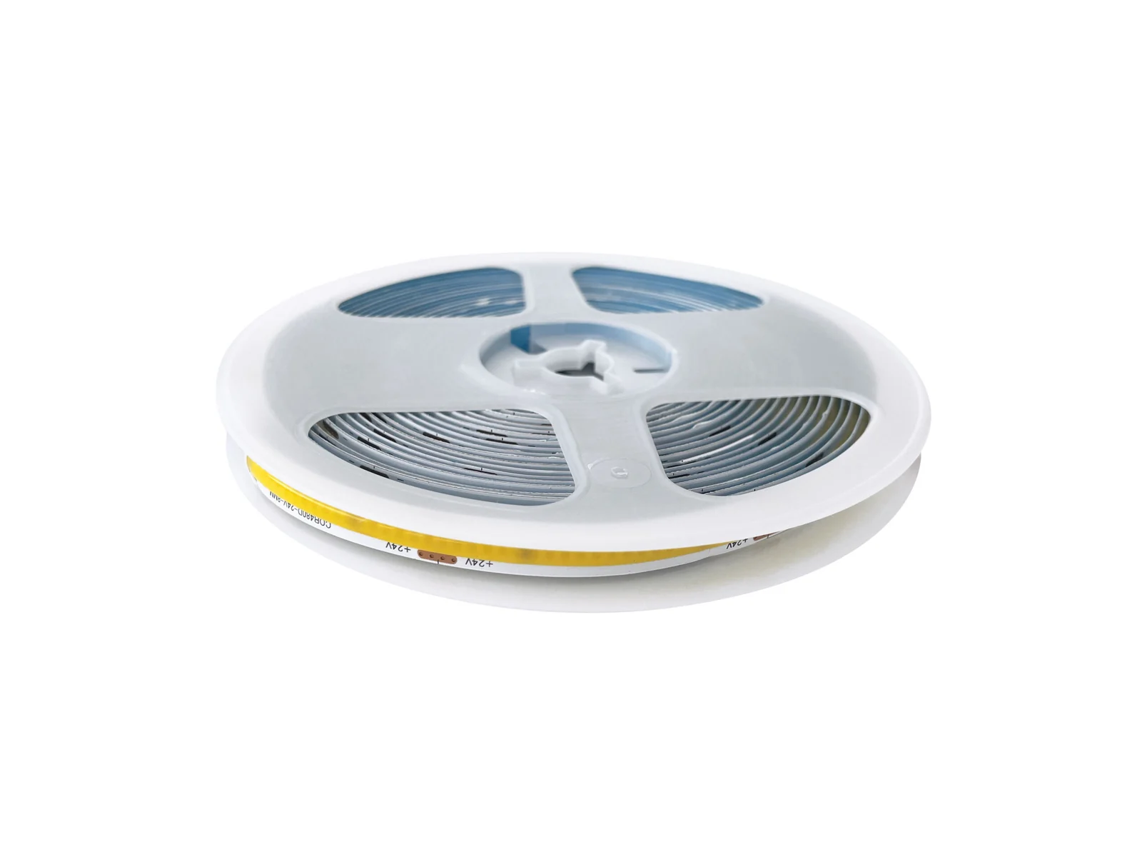 Reel of Sunlitec warm white COB LED strip light