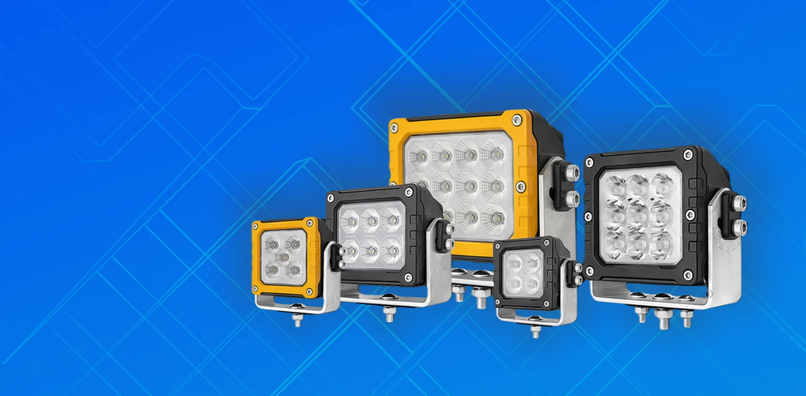 Sunlitec heavy duty LED work light series lineup