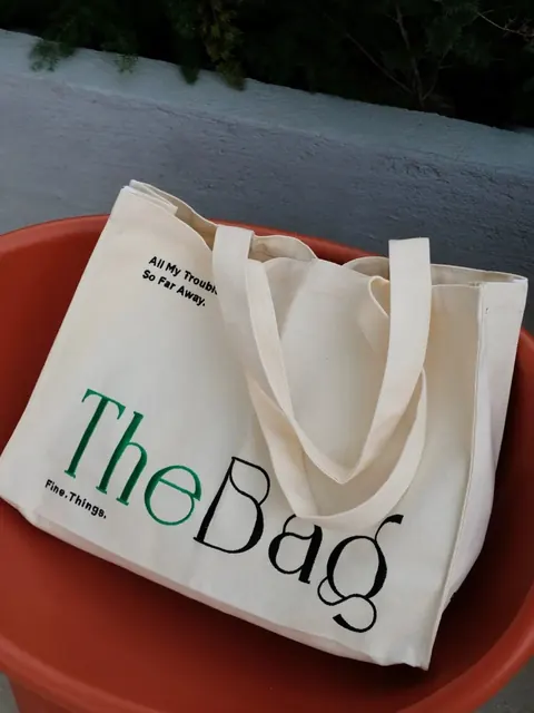 Fabric Tote Bag detail view 2