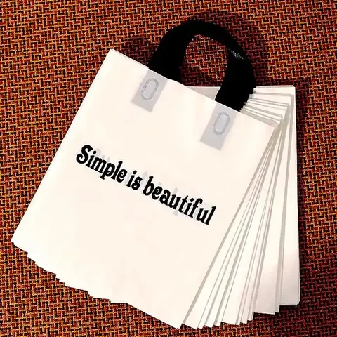 Plastic Handle Bag detail view 3
