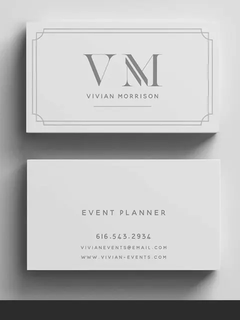 Paper Business Card detail view 2