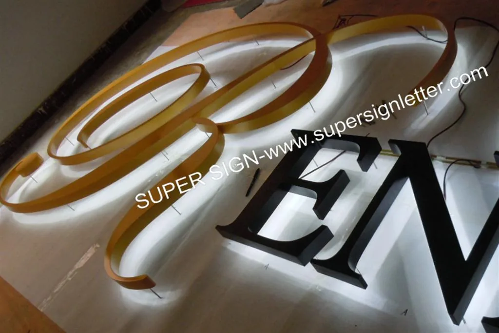 Backlit LED Sign Letters 09 manufactured by Super Sign, Shenzhen