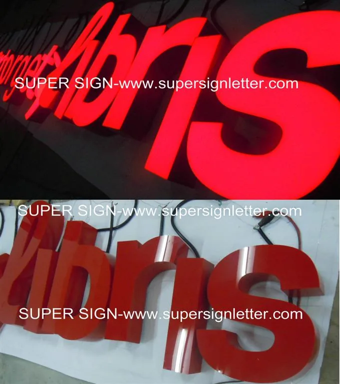 Facelit LED Letters Sign manufactured by Super Sign, Shenzhen