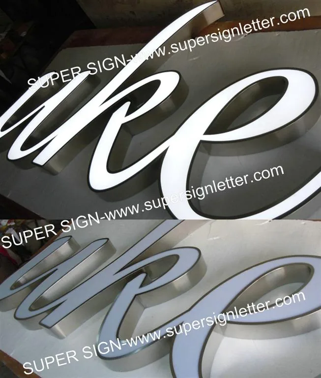 Frontlit LED Channel Letters 03 manufactured by Super Sign, Shenzhen