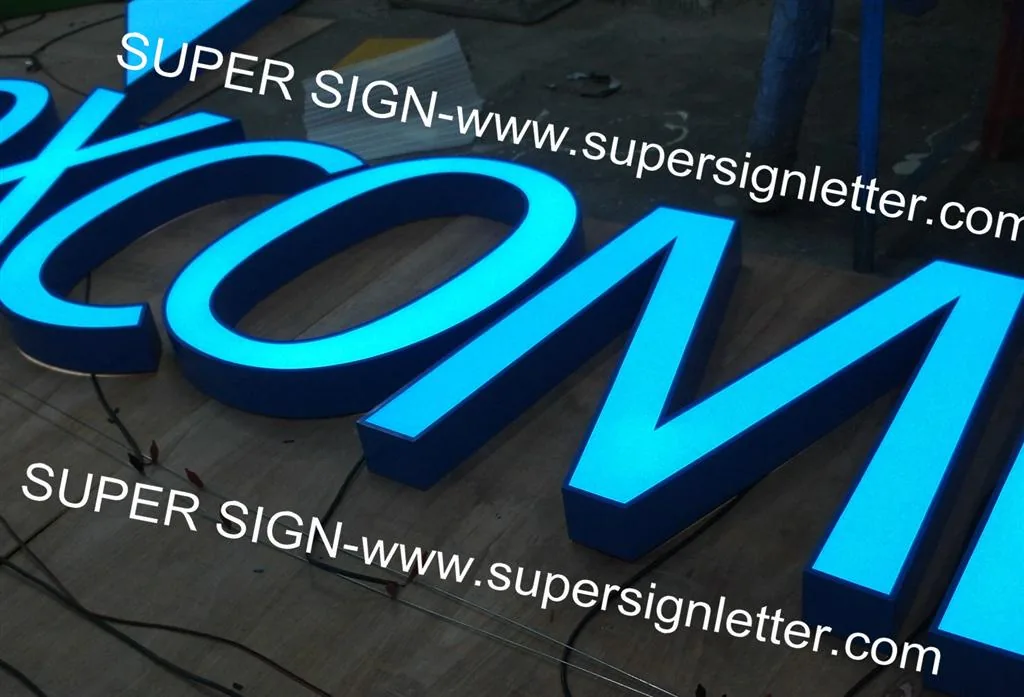 Frontlit LED Letters 01 manufactured by Super Sign, Shenzhen