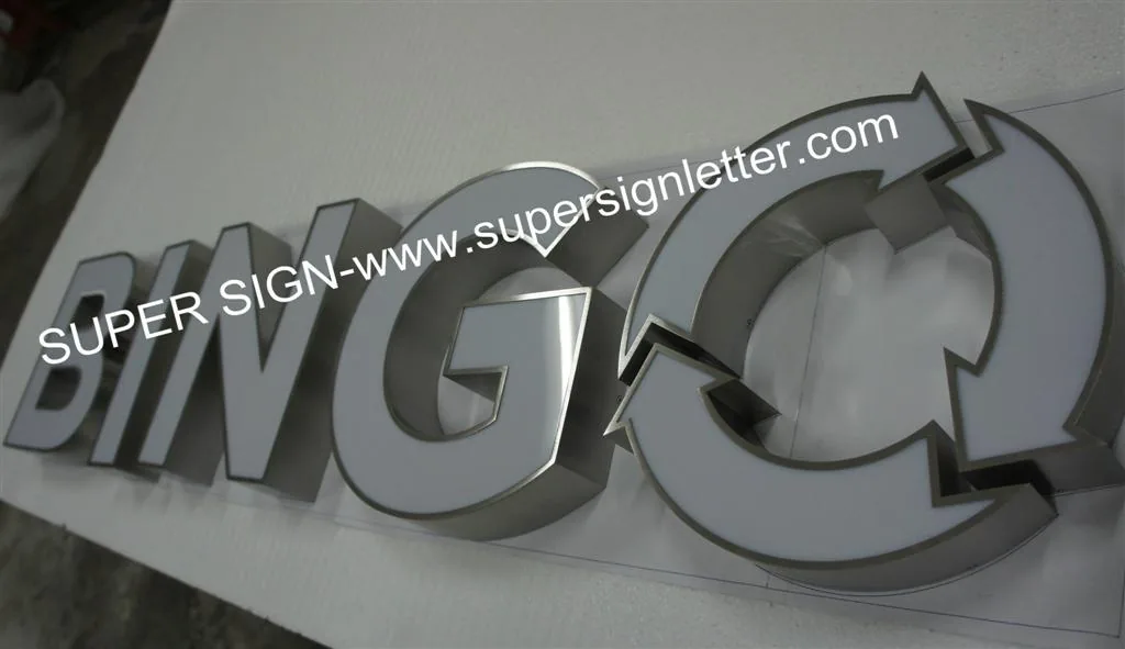 Frontlit LED Sign Letters 02 manufactured by Super Sign, Shenzhen