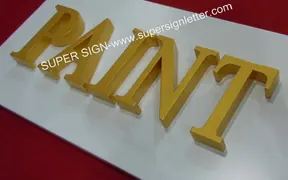 Acrylic Sign Letters — Painted Acrylic Letters 01