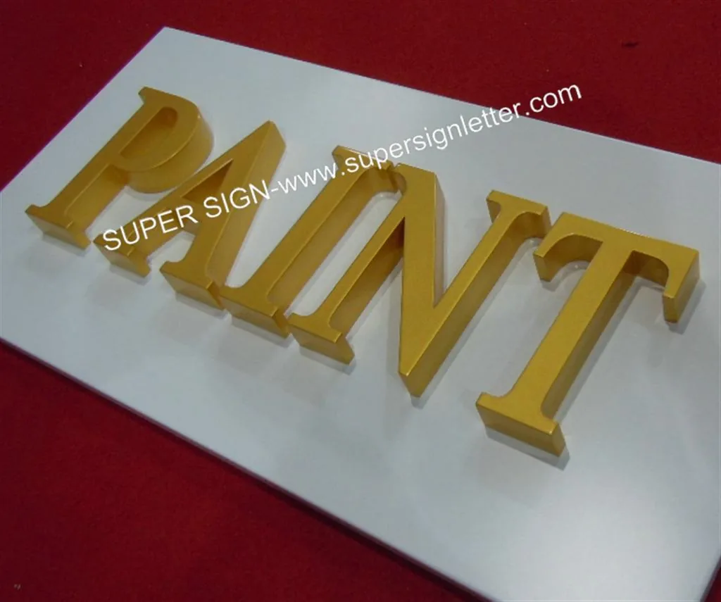 Acrylic Sign Letters — Painted Acrylic Letters 01