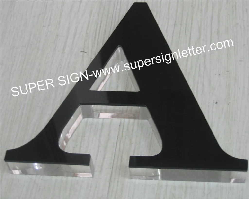 Painted Acrylic Letters Sign 07 manufactured by Super Sign, Shenzhen