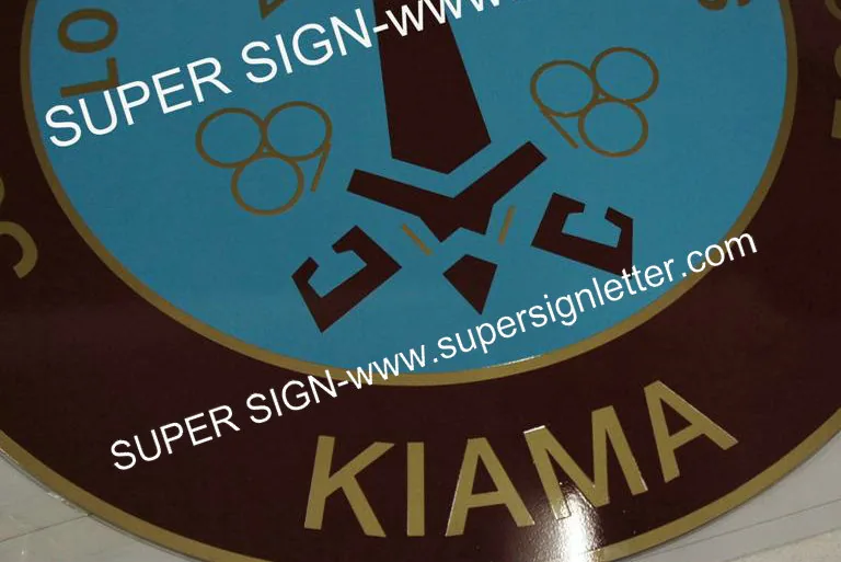 Painted Acrylic Signage 08 manufactured by Super Sign, Shenzhen