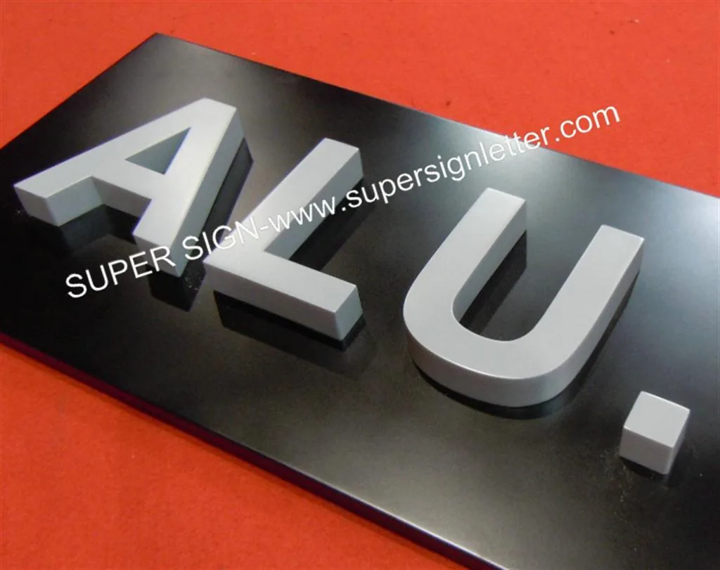 Painted Aluminum Box Letters manufactured by Super Sign, Shenzhen