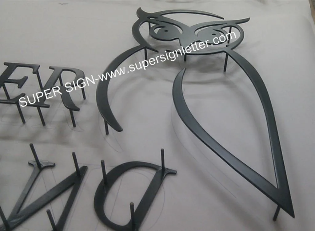 Painted Stainless Steel Letters 02 manufactured by Super Sign, Shenzhen