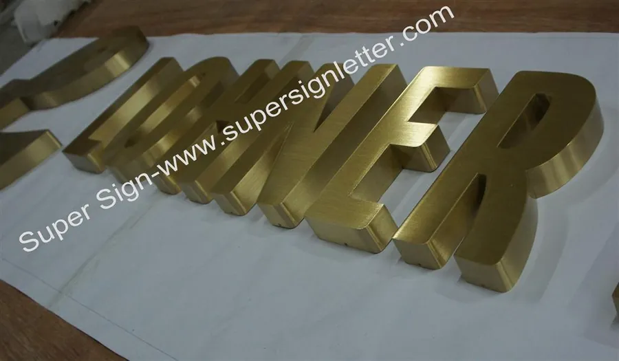 Brass Sign Letters