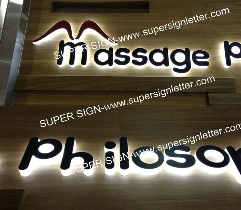 edgelit LED letter