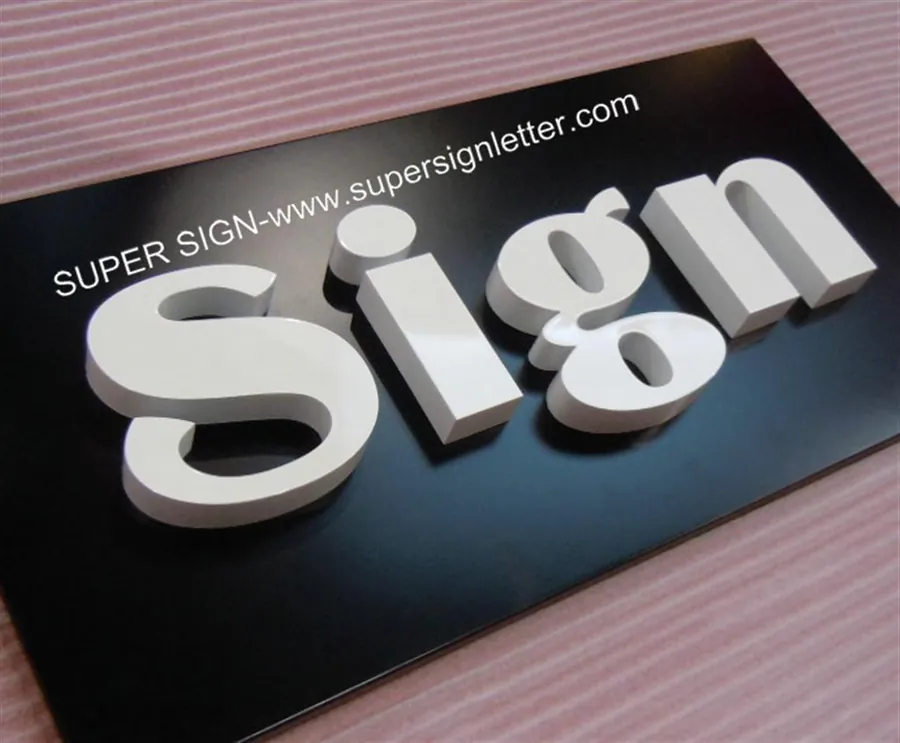 fabricated aluminum sign letters