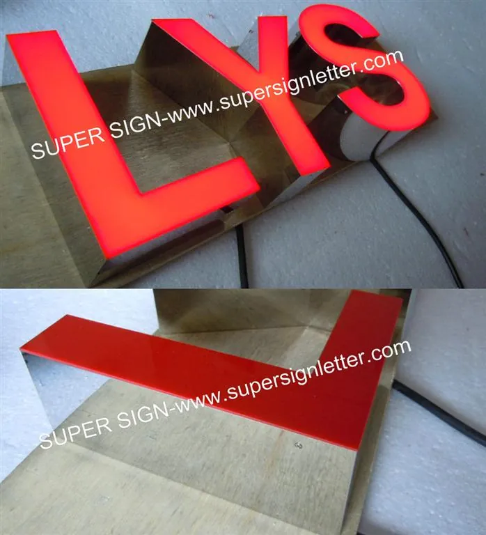 facelit LED box letters 10