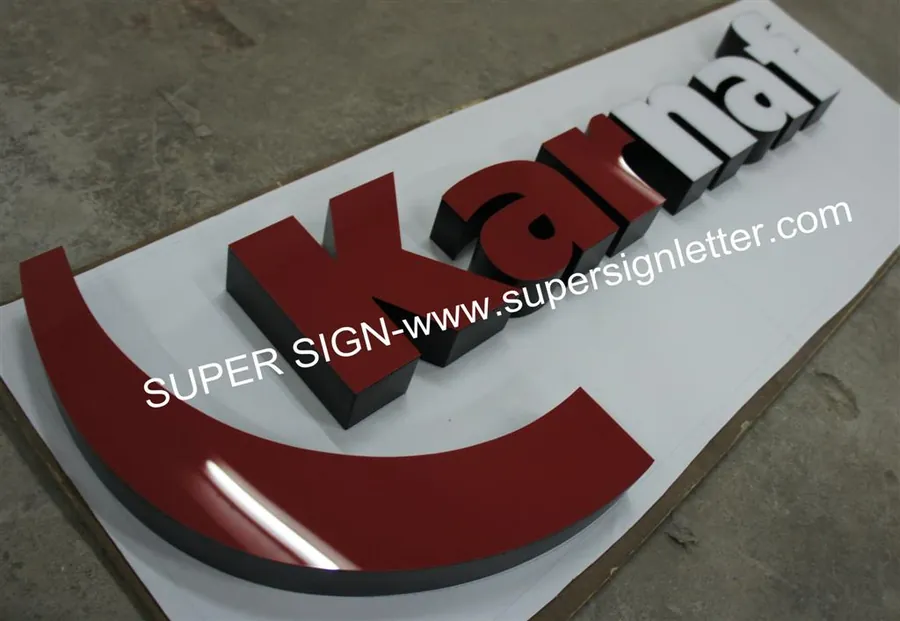 frontlit LED box letters 06