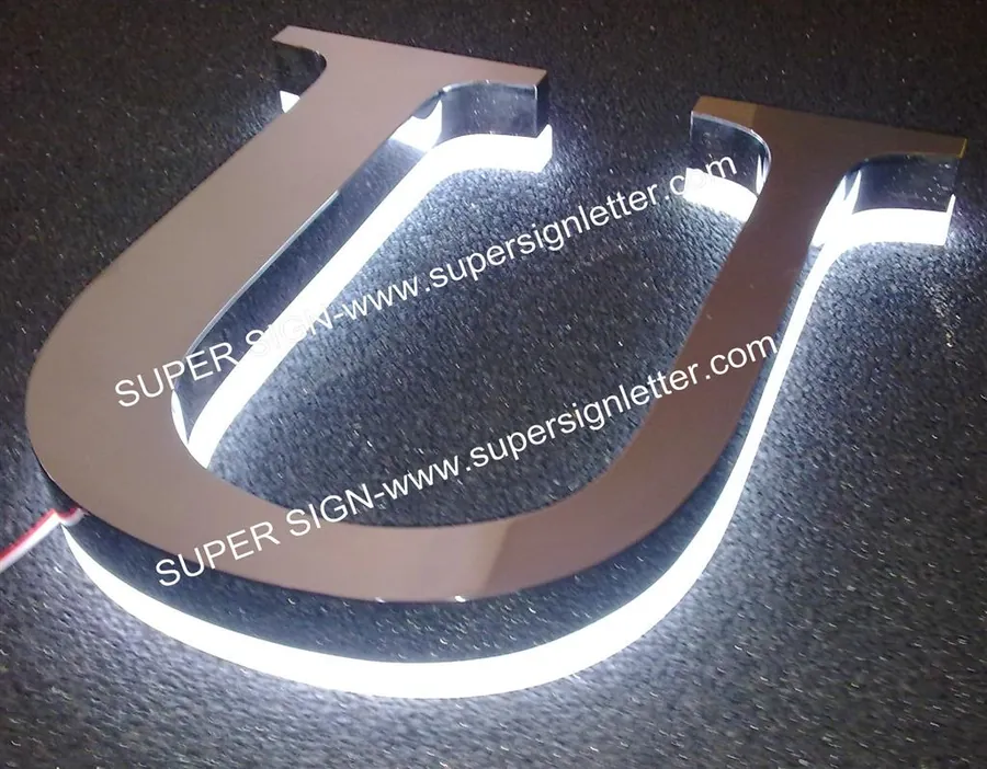 halo illumination LED letters