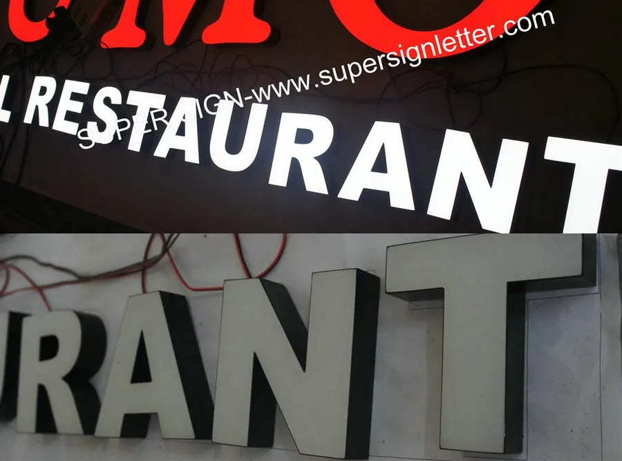 resin LED letters