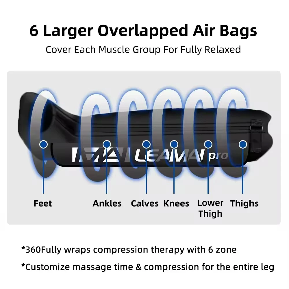 Air Compression Boots foot massager, view 5